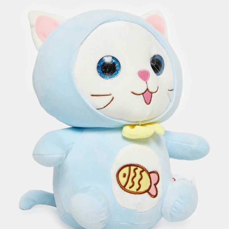 Blue Cat Plush Toy
