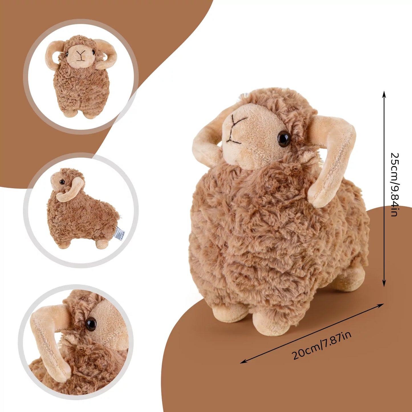 DREAMIFY Adorable Sheep Plush Toy – Cute Lamb Stuffed Animal