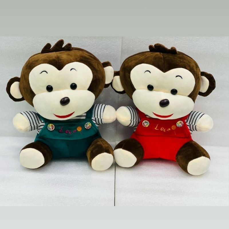 Romper Monkey Plush Toy – Soft & Cuddly Love Edition