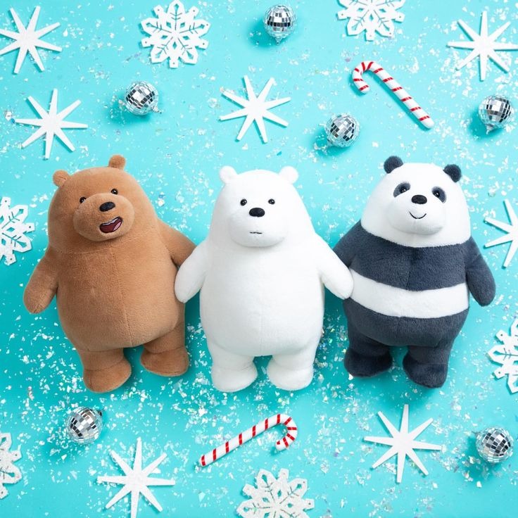 Adorable We Bare Bears Plush Toys – Soft, Cuddly & Perfect for All Ages