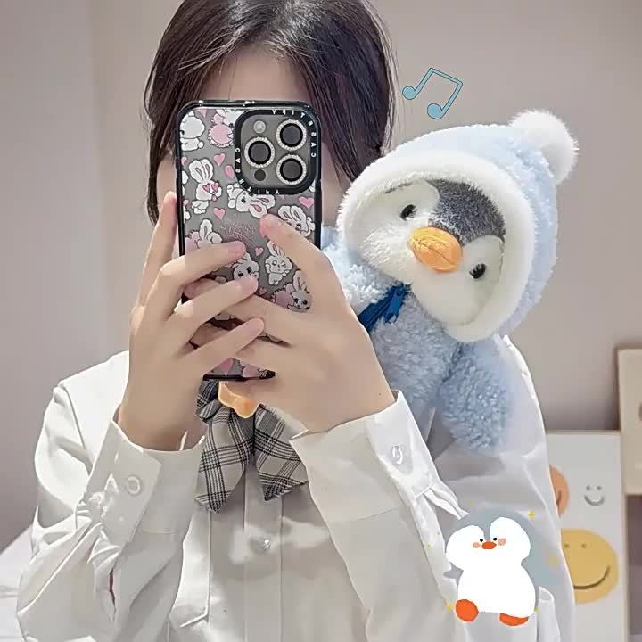 Cute Penguin Plush Doll – Soft Body Pudgy Penguin Cushion, Winter Ornament, Gift Pillow & Stuffed Animal Toy in Pakistan