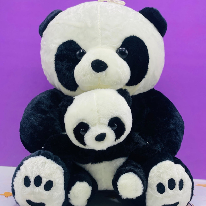 Panda Plush with Baby Panda – Perfect for Cuddles!