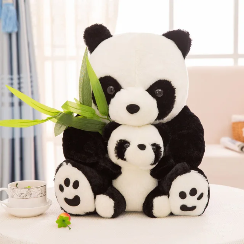 Panda Plush with Baby Panda – Perfect for Cuddles!