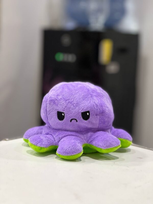 Reversible Flip Octopus Plush Stuffed Toy