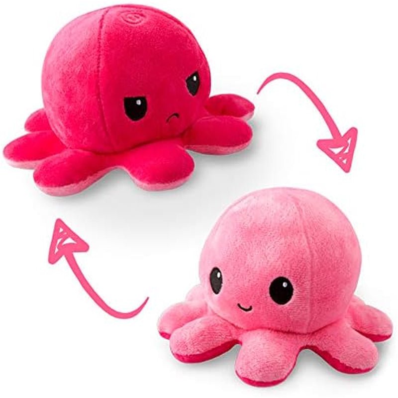 Reversible Flip Octopus Plush Stuffed Toy