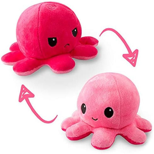 Reversible Flip Octopus Plush Stuffed Toy